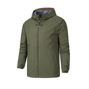 hooded outdoor windproof jacket