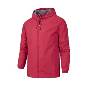 hooded outdoor windproof jacket