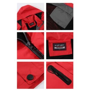 hooded outdoor windproof jacket