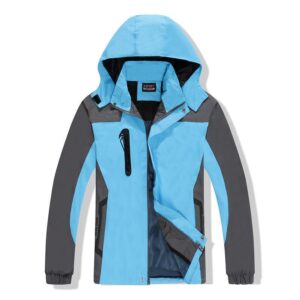 hooded outdoor windproof jacket