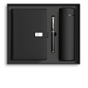 business gift of vacuum cup and notebook set